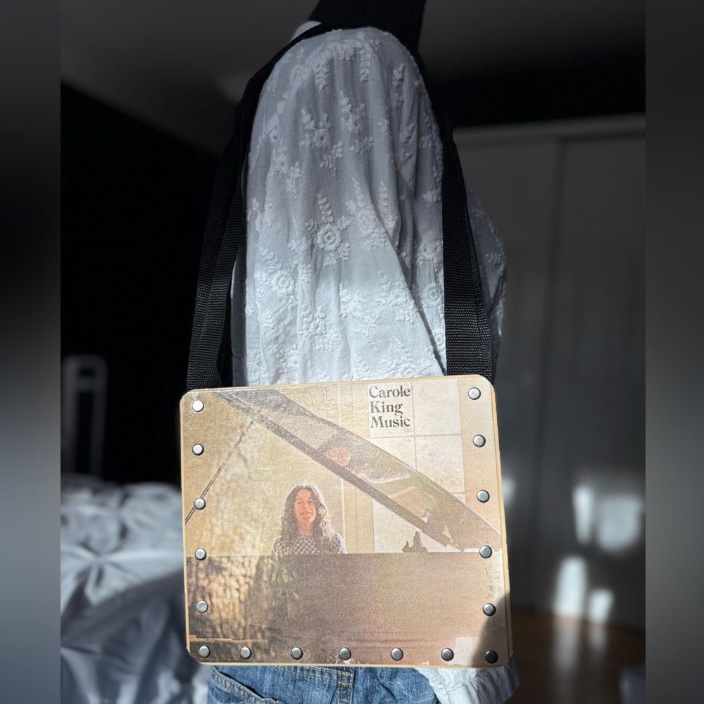 Custom Made Carol King Vinyl Album Cover Purse